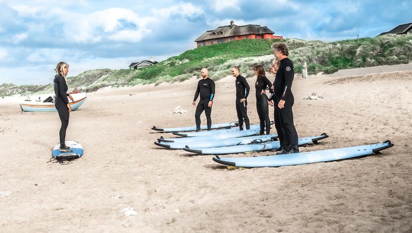 Surfere i Klitmøller