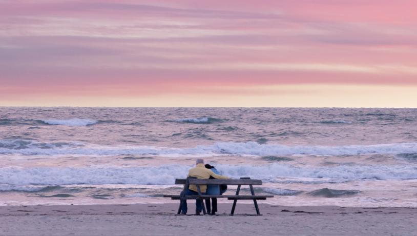 Blokhus Strand_par på stranden