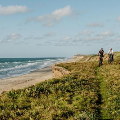 MTB ved klitterne_Rubjerg Knude Fyr