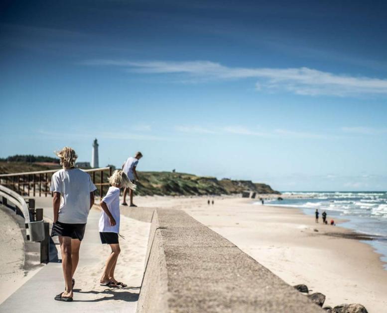 Husmoderstranden i Hirtshals